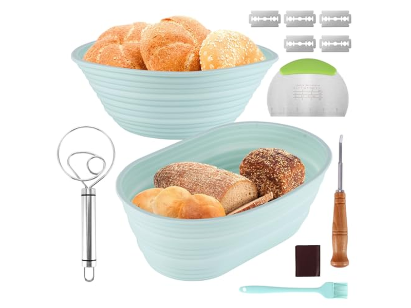 高耐久パン焼きリネンクーシュ 4インチ発酵バスケット用