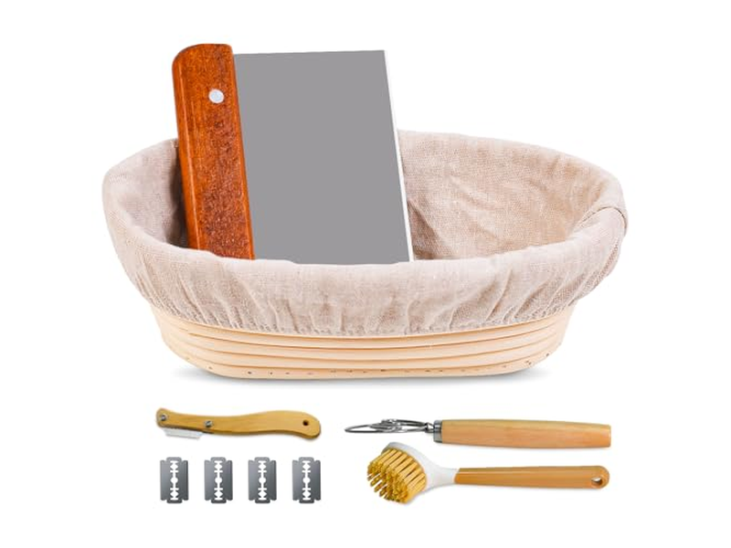 楕円パン発酵バスケット バルク卸売 天然ウィッカーラタンバゲット発酵