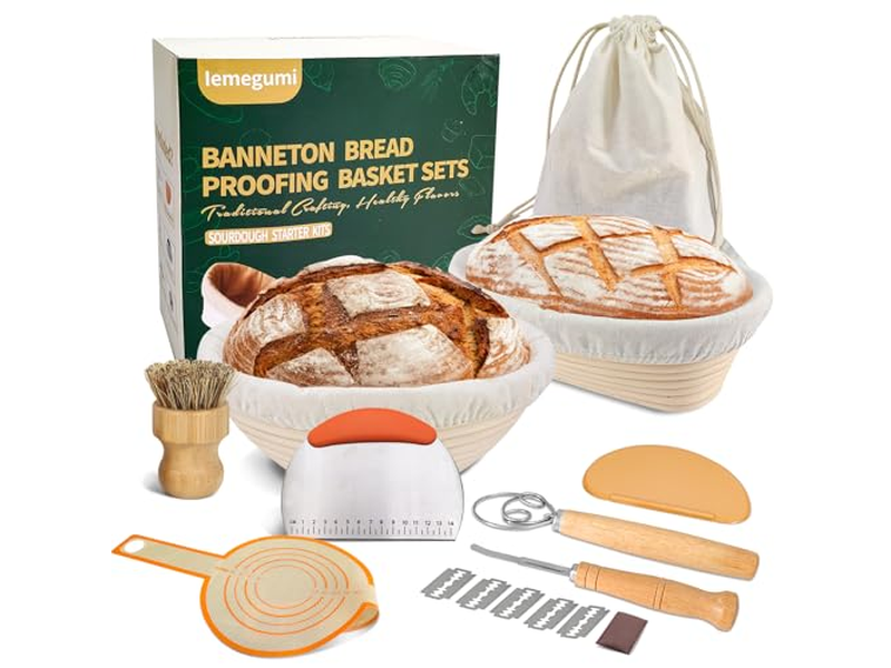 生地発酵用プラスチックバスケット 楕円織りブレッドバスケット