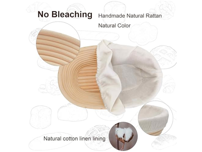 ホームベーカー用発酵バスケットセット サワードウパン卸売バネット