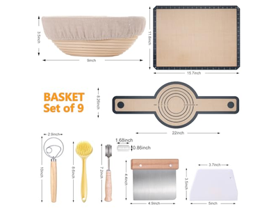 発酵ボウル パン発酵バスケット ハート型パン 丸型ライザー 自家製ローフ