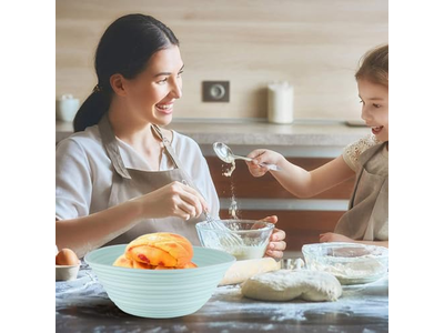 高耐久パン焼きリネンクーシュ 4インチ発酵バスケット用