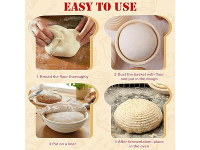 発酵ブレッドバスケット オーブンベーキング メタルバスケット 大型ジュートブレッド用