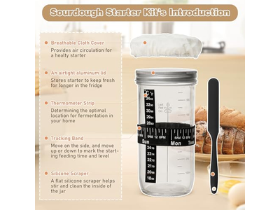 カバーリッドとライナー付きラタンブレッドバスケット サワードウツール発酵