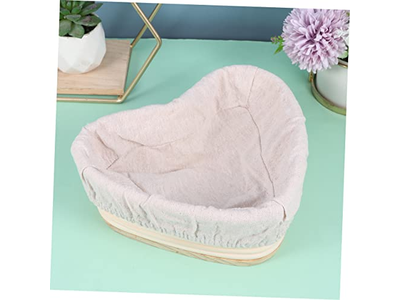 長方形ラタンパン発酵バスケット 圧縮木材バネット