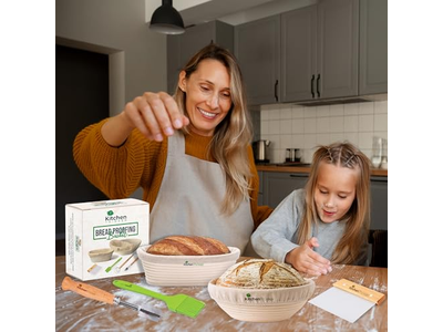 パン発酵バスケット ベーカリー用 食品布ライナー付き 12インチケイン